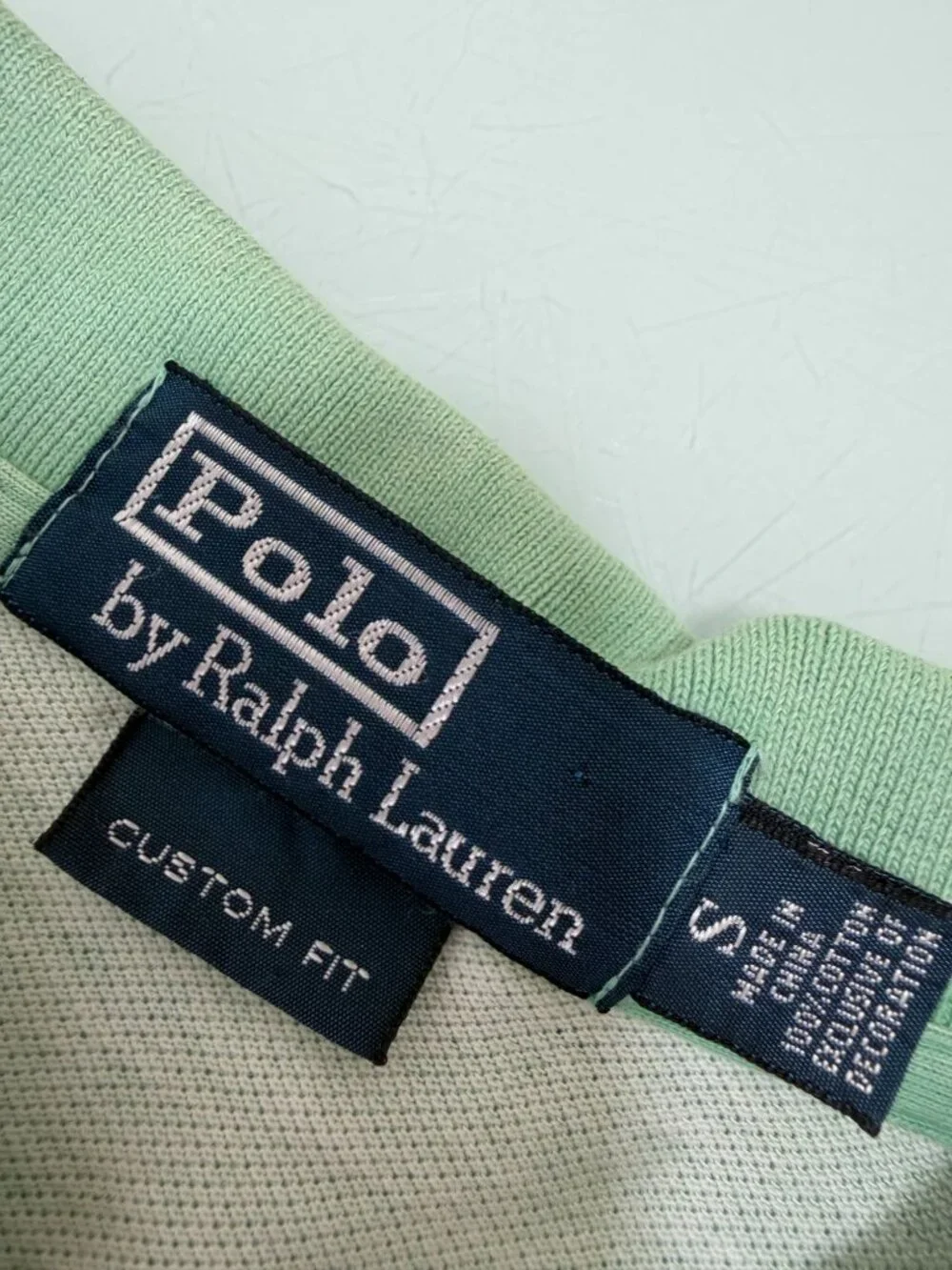 Vintage Polo Ralph Lauren Polo Shirt Colorblock Mens Small S Custom Fit 90's Y2K